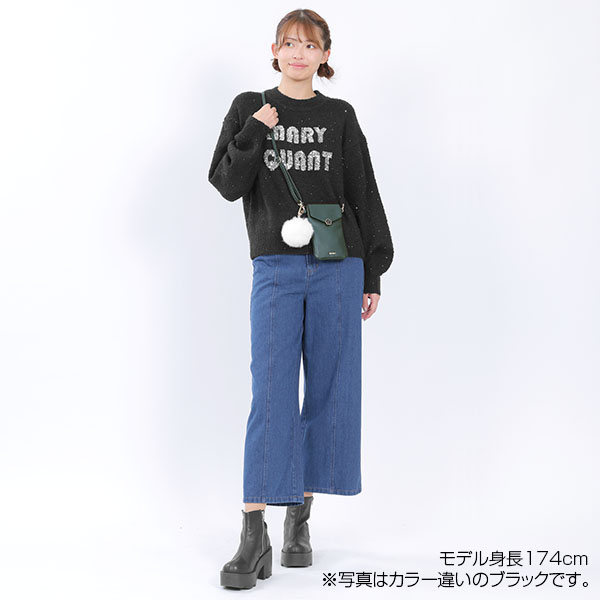 スパンコールニット プルオーバー（ライトブルー）