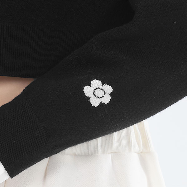 レイヤードレトロロゴ プルオーバー（ブラック）