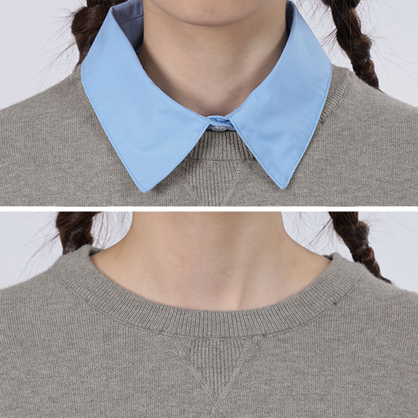 レイヤードレトロロゴ プルオーバー（グレー）