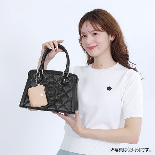 シュリンクエポデイジー 舟形ポーチミニミニ（ピンク）