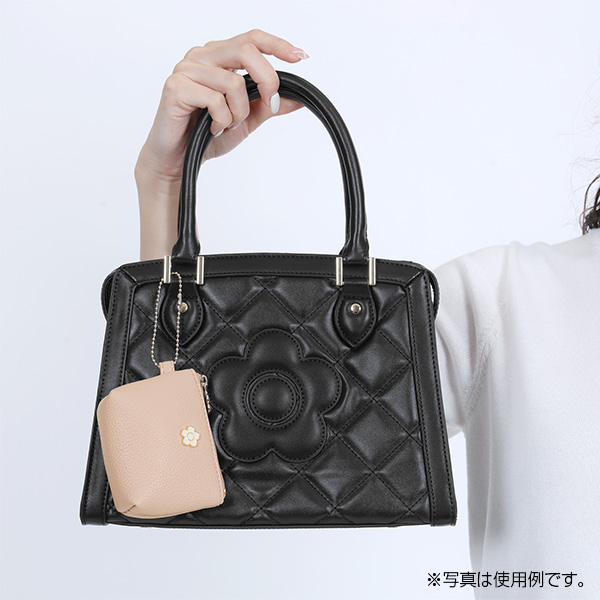 シュリンクエポデイジー 舟形ポーチミニミニ（ピンク）