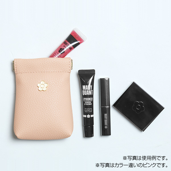 シュリンクエポデイジー バネクチポーチスリム（ライトブルー）