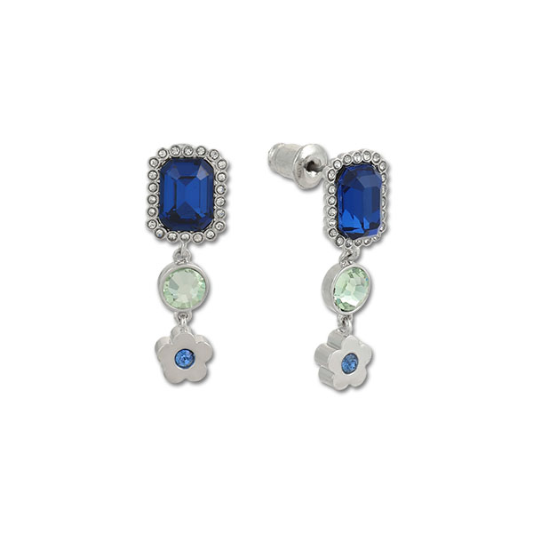 ビジューアソート ピアス（シルバー）