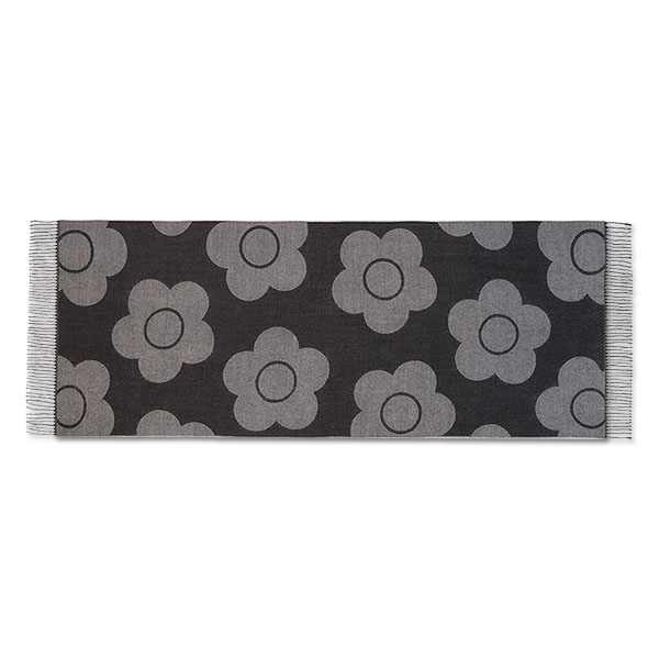 ビッグデイジー ストール（チャコールグレー）