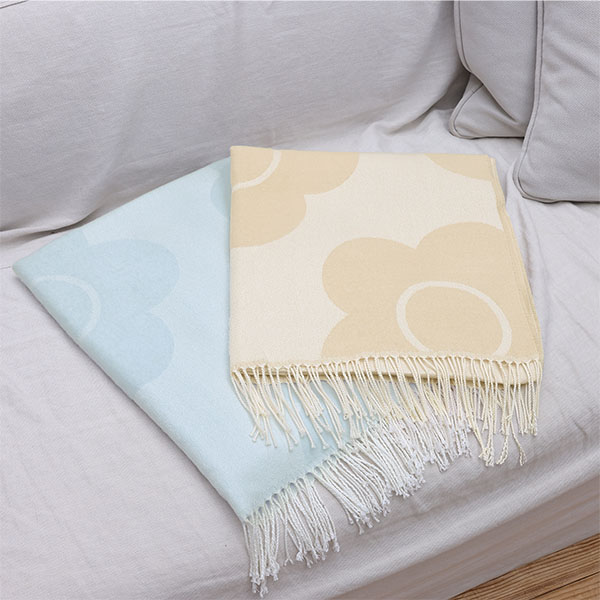 ビッグデイジー ストール（チャコールグレー）