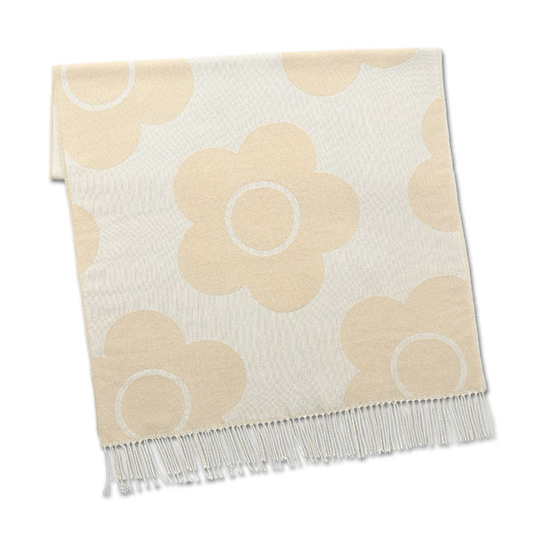 ビッグデイジー ストール（ベージュ）