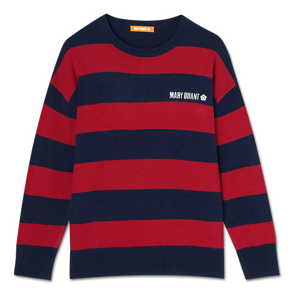 ミドルゲージニット プルオーバー（レッド）