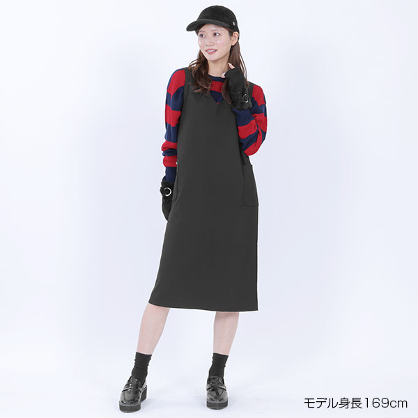 ミドルゲージニット プルオーバー（レッド）