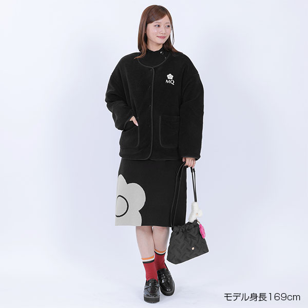 MQロゴボア ブルゾン（ブラック）