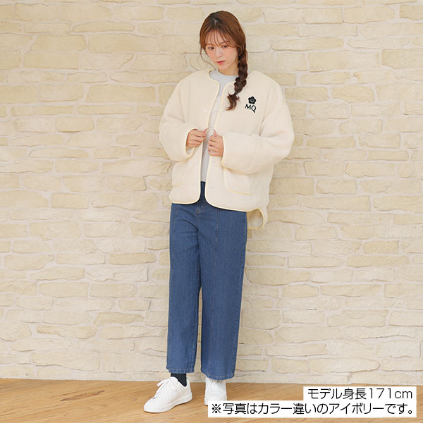 MQロゴボア ブルゾン（ブラック）