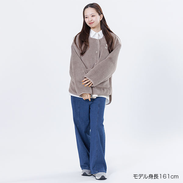 MQロゴボア ブルゾン（モカ）