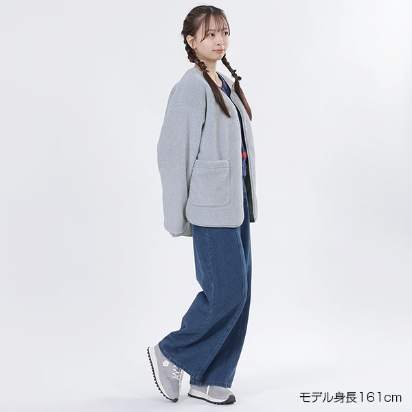 MQロゴボア ブルゾン（ブルー）