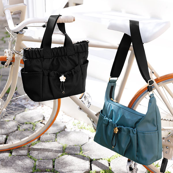 デイジードロストポケット 2WAYミニトート(ブラック)