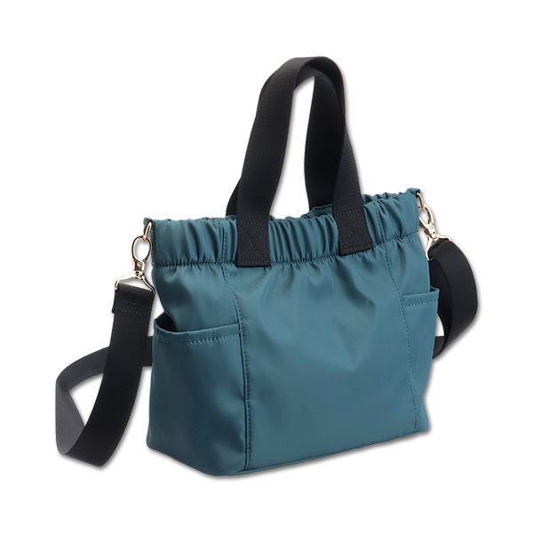 デイジードロストポケット 2WAYミニトート(ピーコック)