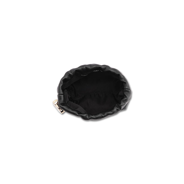 デイジーメタルストッパー 巾着ポーチミニ（ブラック）