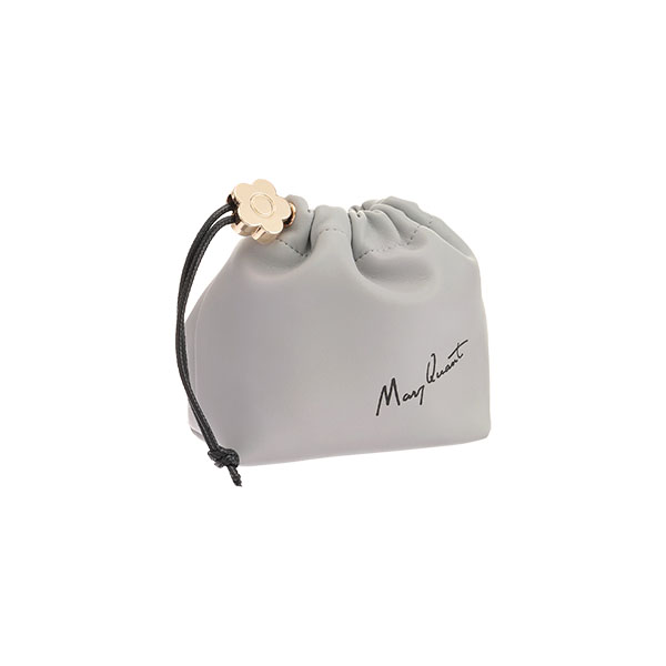 デイジーメタルストッパー 巾着ポーチミニ（ブルーグレー）