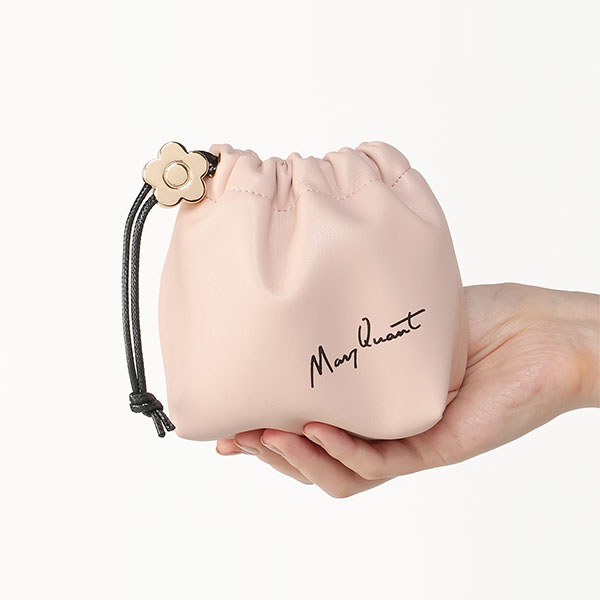 デイジーメタルストッパー 巾着ポーチミニ（ピンク）