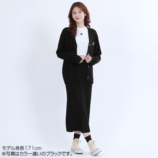 リラックスニット スカート（グレージュ）