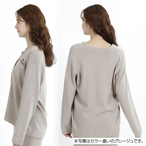 リラックスニット カーディガン（ブラック）