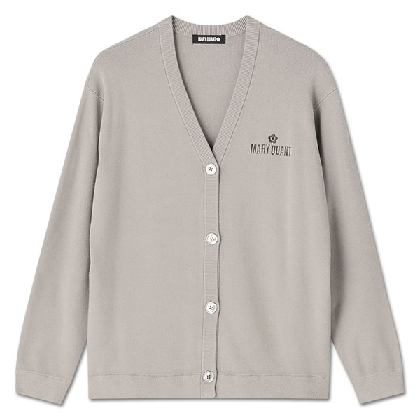 リラックスニット カーディガン（グレージュ）