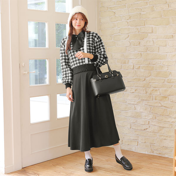 デイジーバックルベルト トート（ブラック）