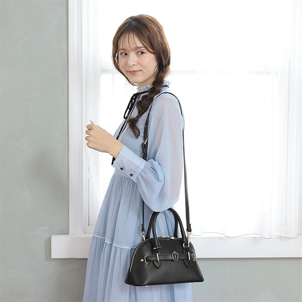 デイジーバックルベルト 2WAYショルダー（ブラック）