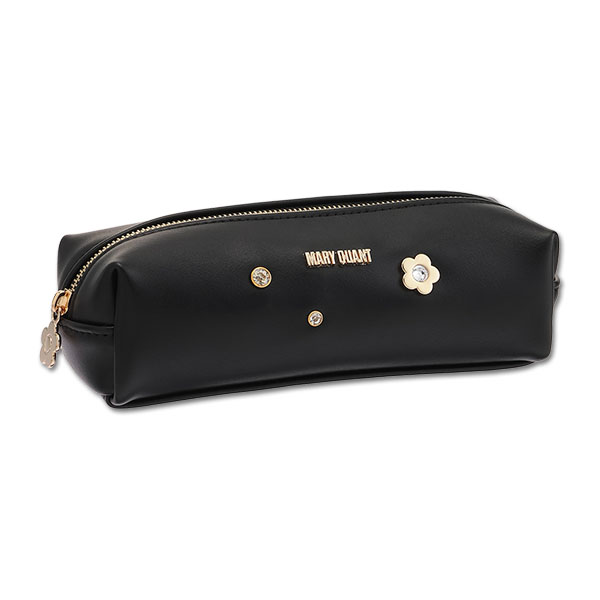 メタルビジュー スクエアペンケース（ブラック）