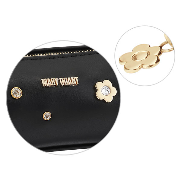 メタルビジュー スクエアペンケース（ブラック）