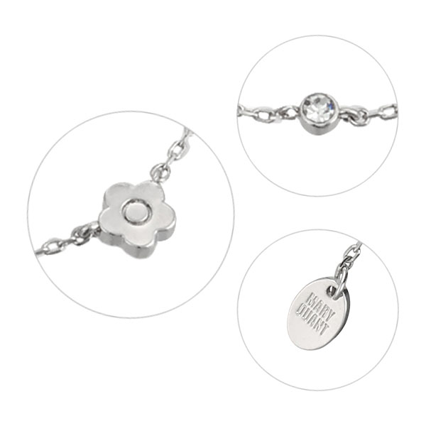 ステーションビジュー ネックレス（シルバー）