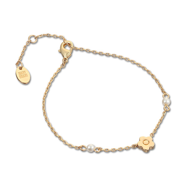 ステーションパール ブレスレット（ゴールド）