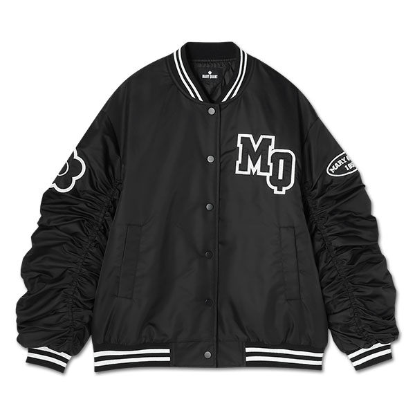 ナイロンスタジャン ブルゾン（ブラック）