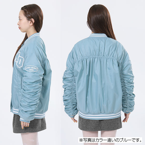 ナイロンスタジャン ブルゾン（ブラック）