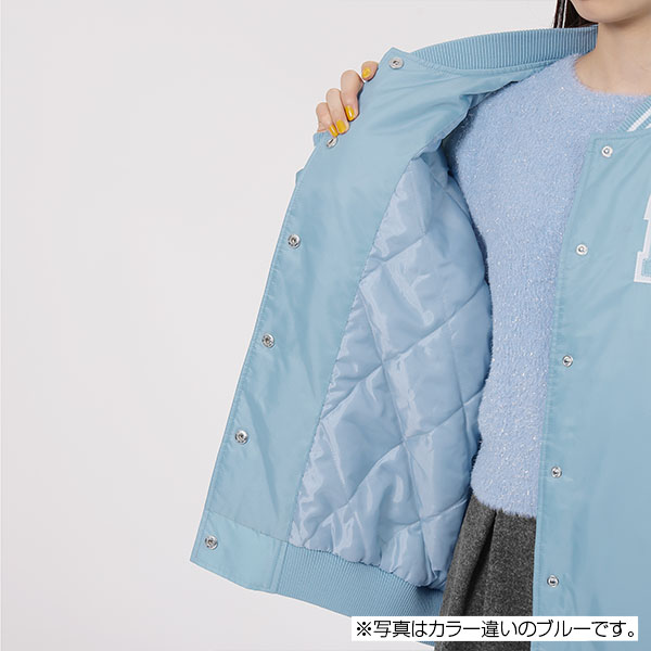 ナイロンスタジャン ブルゾン（ピンク）