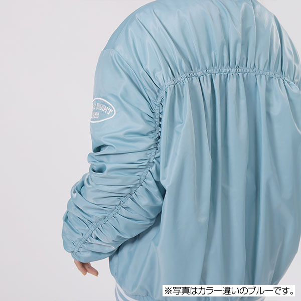 ナイロンスタジャン ブルゾン（ピンク）