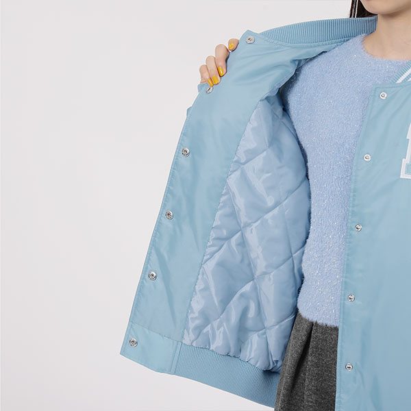 ナイロンスタジャン ブルゾン（ブルー）