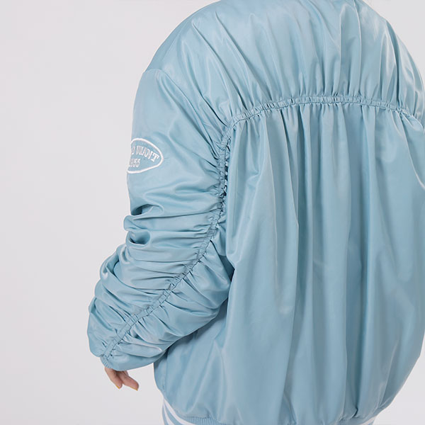 ナイロンスタジャン ブルゾン（ブルー）