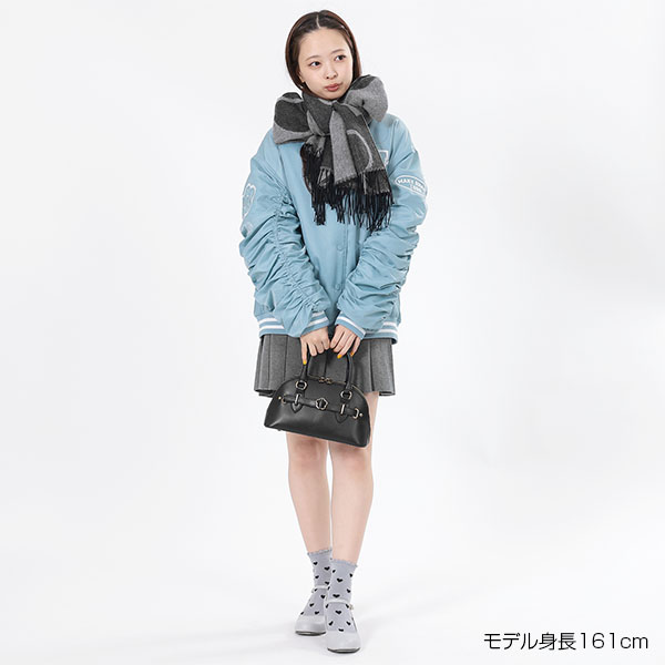 ナイロンスタジャン ブルゾン（ブルー）