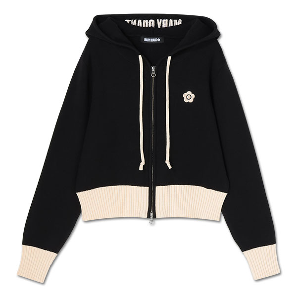 フードロゴ パーカ（ブラック）