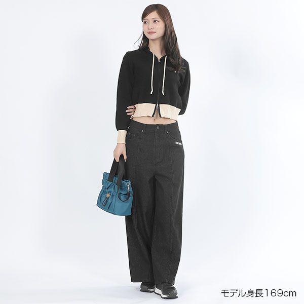 フードロゴ パーカ（ブラック）