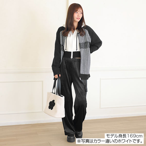 フードロゴ パーカ（ブラック）