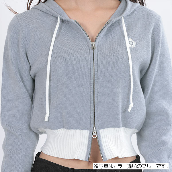 フードロゴ パーカ（ホワイト）