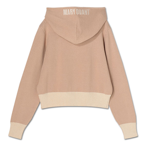 フードロゴ パーカ（ベージュ）