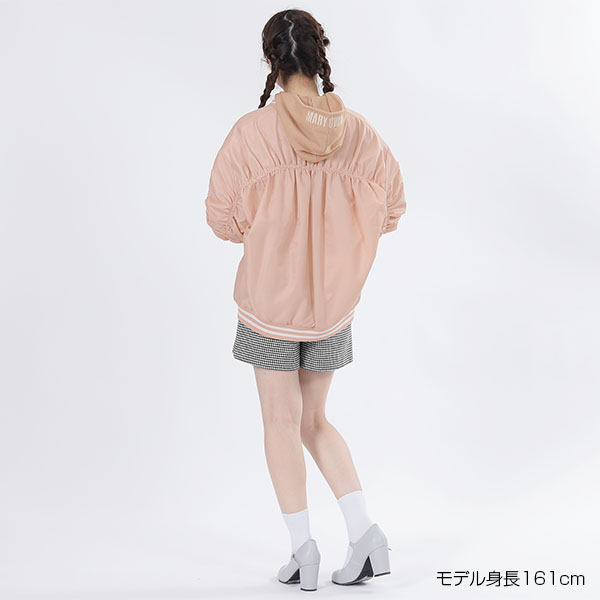 フードロゴ パーカ（ベージュ）