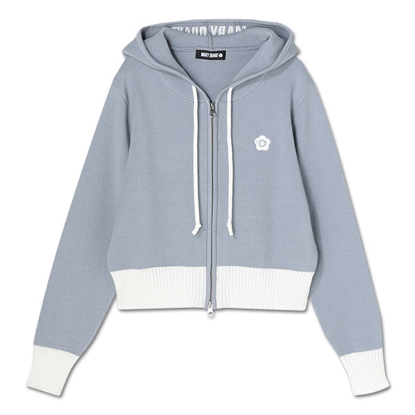 フードロゴ パーカ（ブルー）