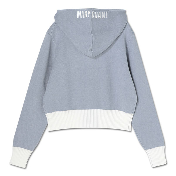 フードロゴ パーカ（ブルー）