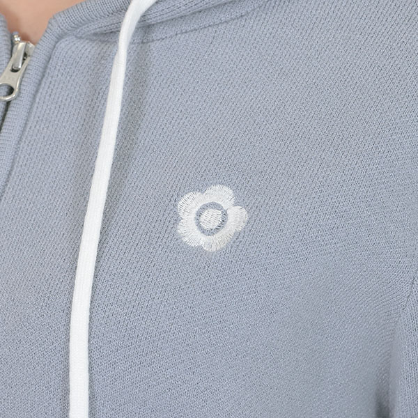 フードロゴ パーカ（ブルー）