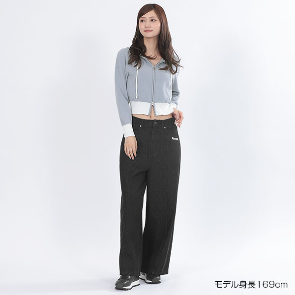 フードロゴ パーカ（ブルー）