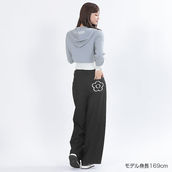 フードロゴ パーカ（ブルー）