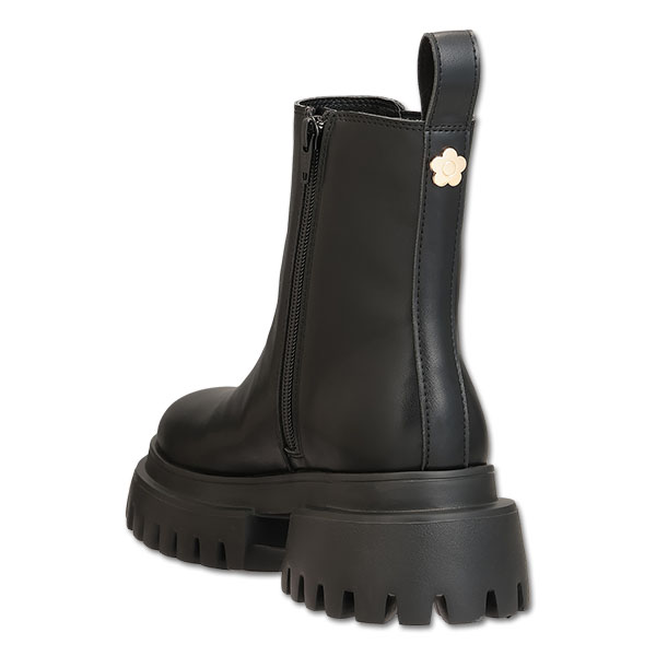 メタルデイジーサイドゴア ブーツ（ブラック）