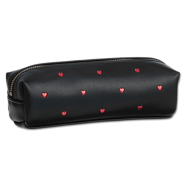 ハートフロート スクエアペンケース（ブラック）